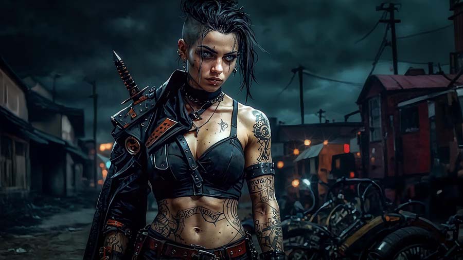 New Characters in my Wasteland Series done in my new HybridCom style! This is "Brooke".